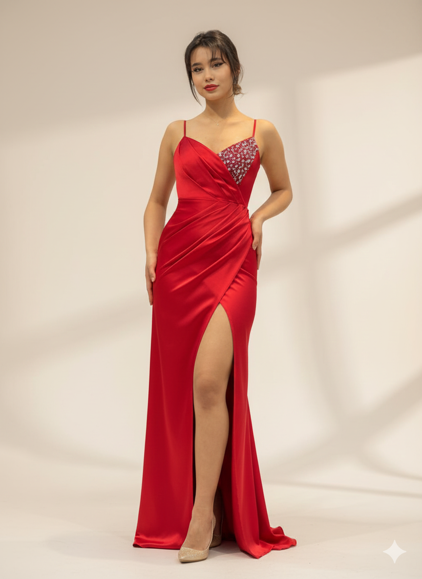Sleek long gown