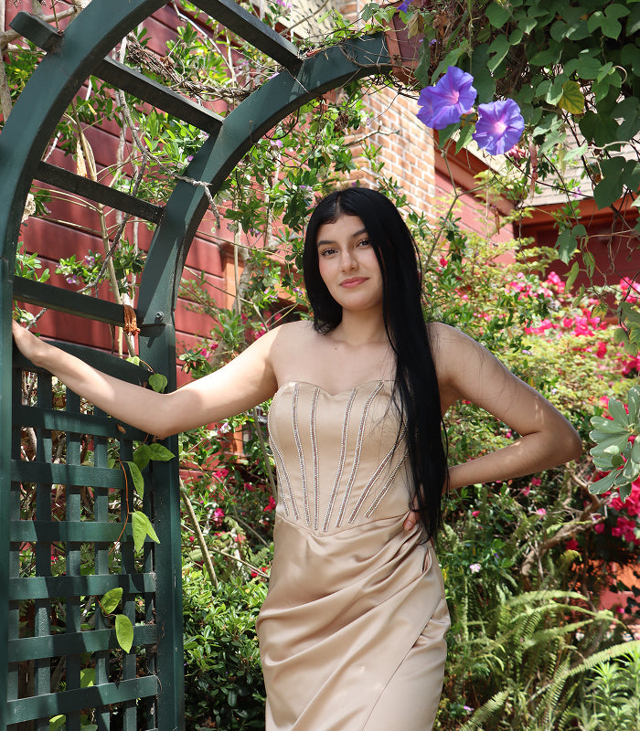 Glitter Corset Mermaid Dress