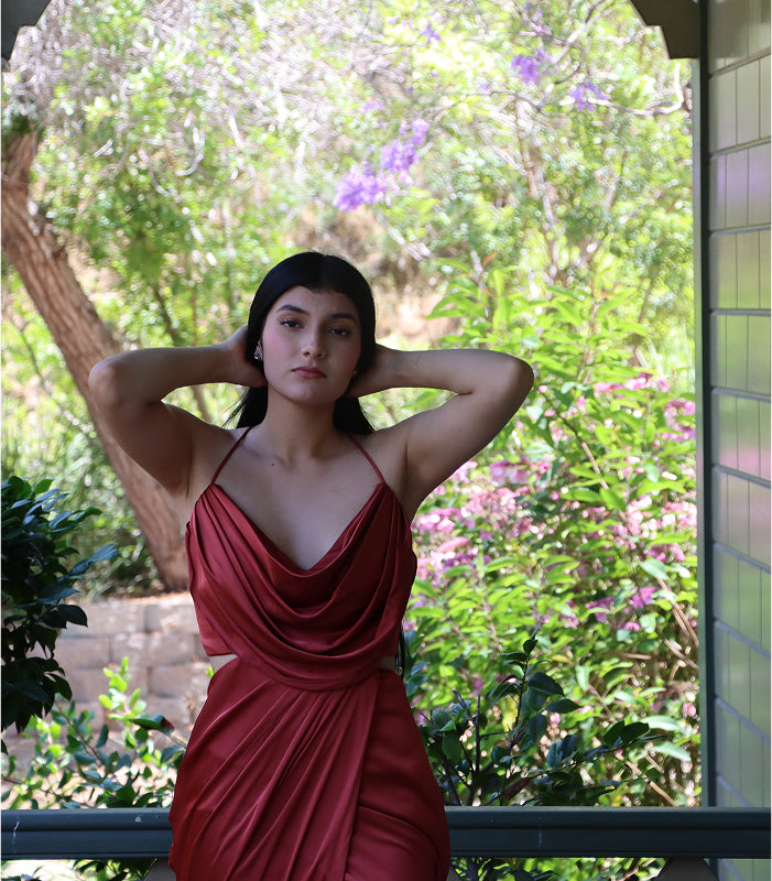 Satin Dress