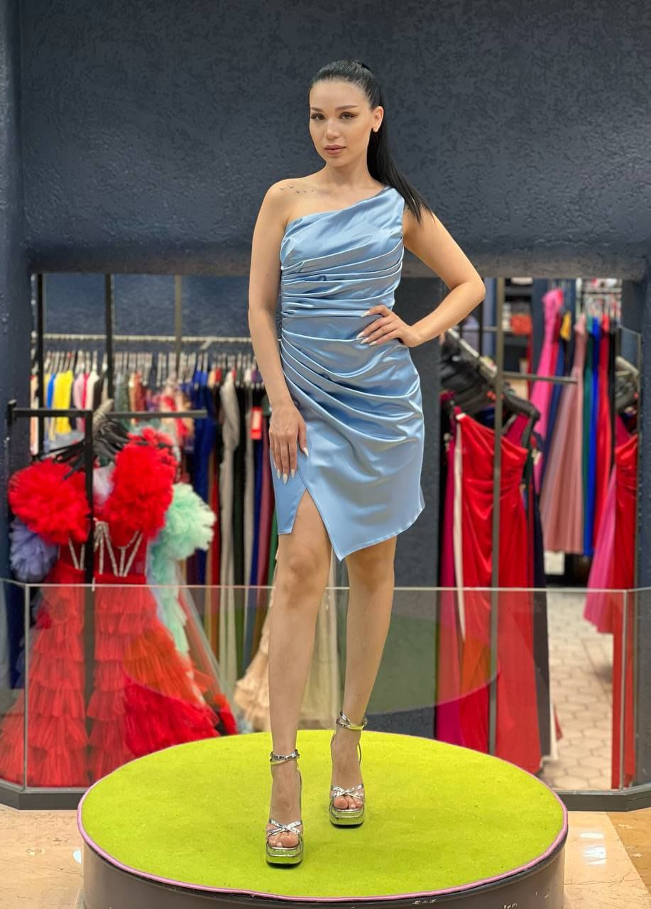 Asymmetric Short Dress