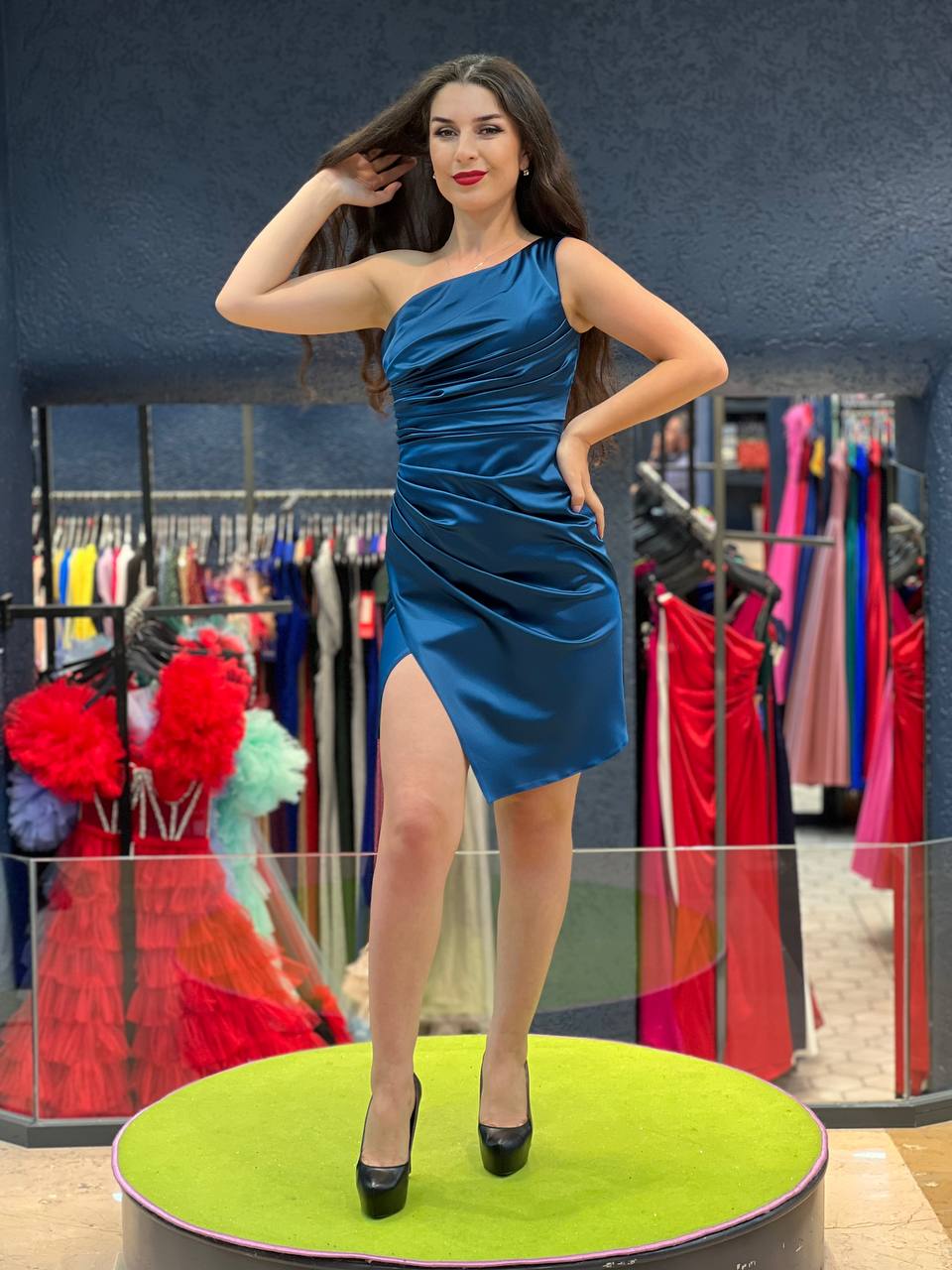Asymmetric Short Dress